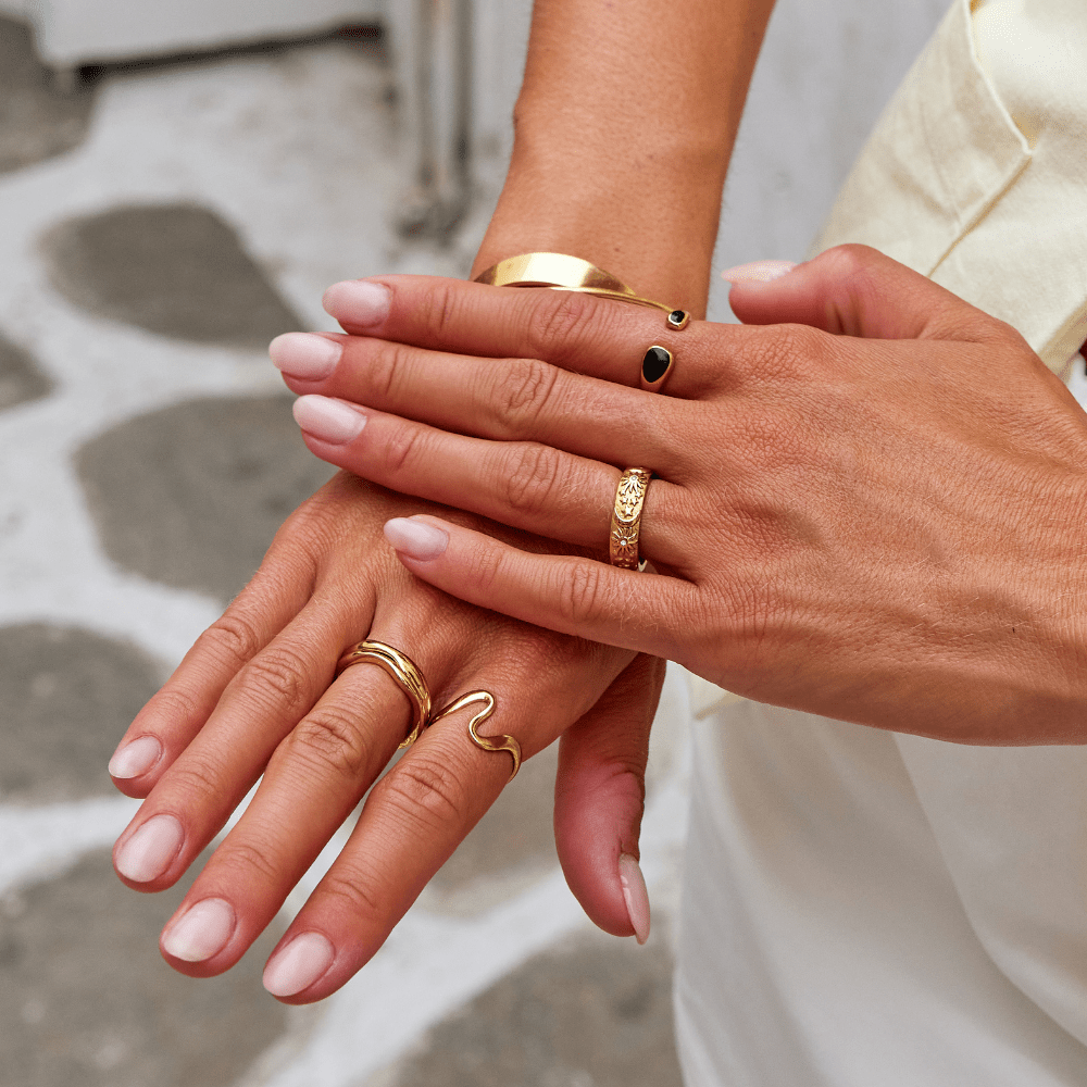 Black Sahara Wrap Ring - Beautiful Earth Boutique