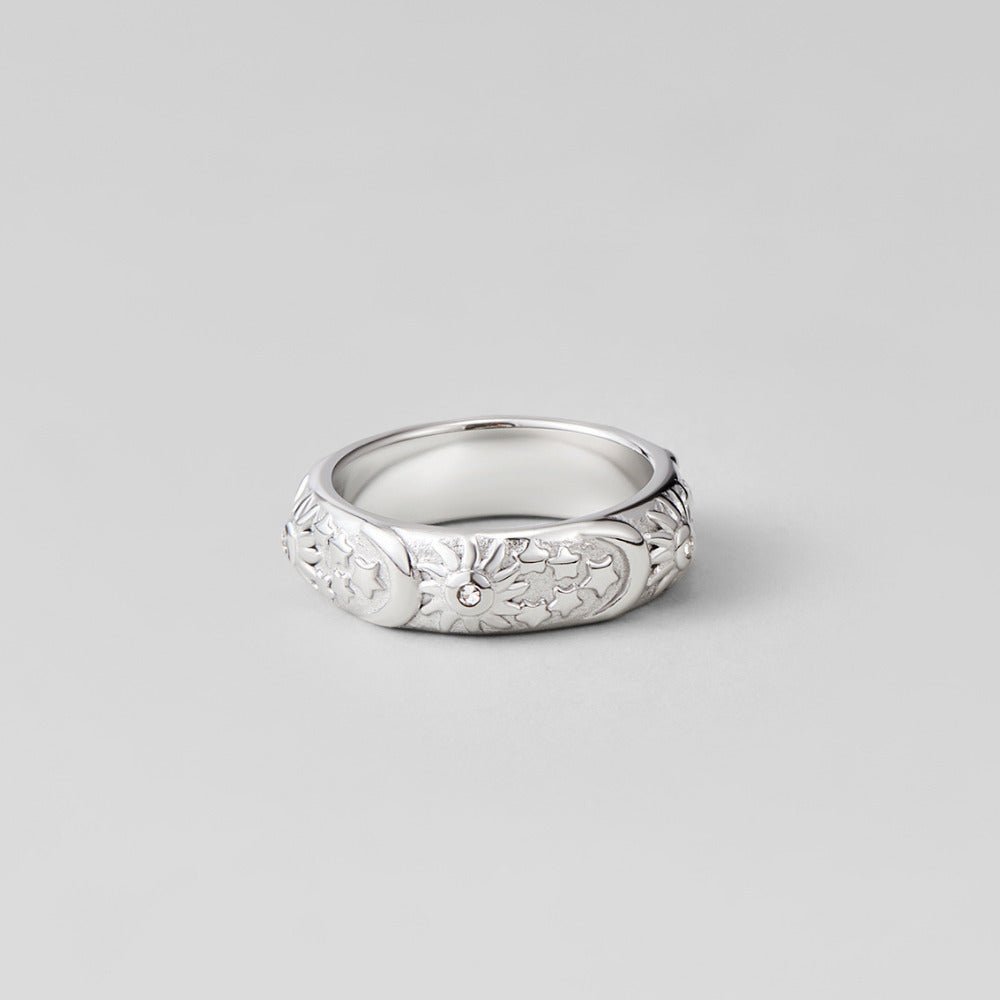 Celestial Silver Ring - Beautiful Earth Boutique
