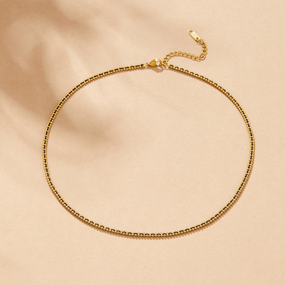 Sofia Bead Chain Necklace - Beautiful Earth Boutique