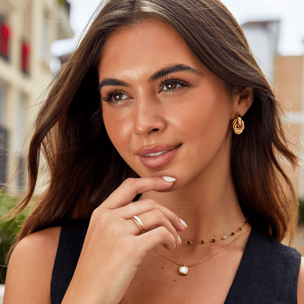 Sofia Twisted Silver Hoop Earrings - Beautiful Earth Boutique