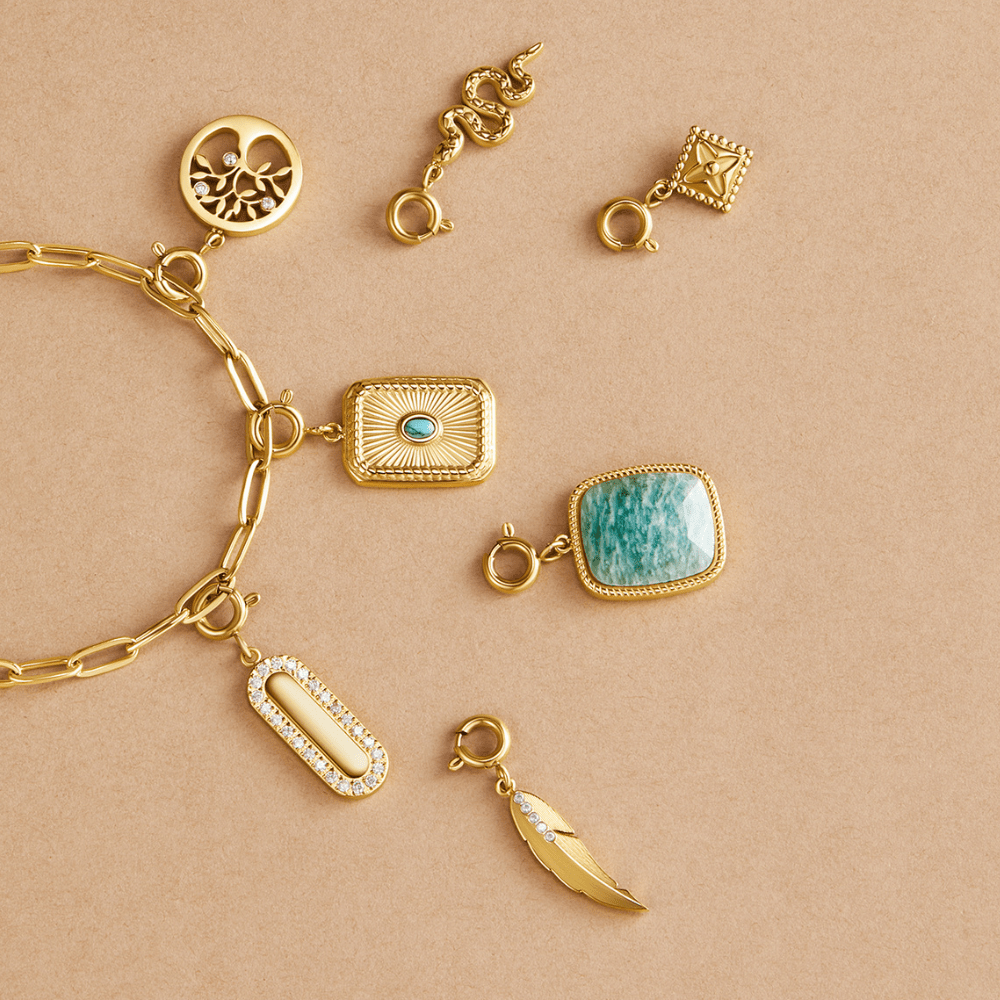 Turquoise Sunburst Charm - Beautiful Earth Boutique