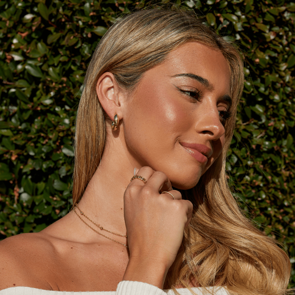 Twisted Sarah Hoop Earrings - Beautiful Earth Boutique