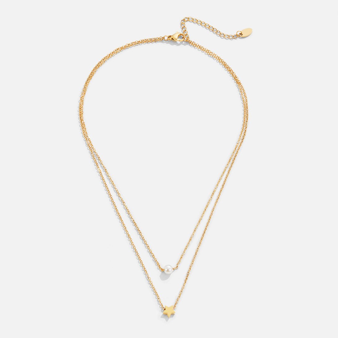 Layered Gold Star & Pearl Necklace - Beautiful Earth Boutique