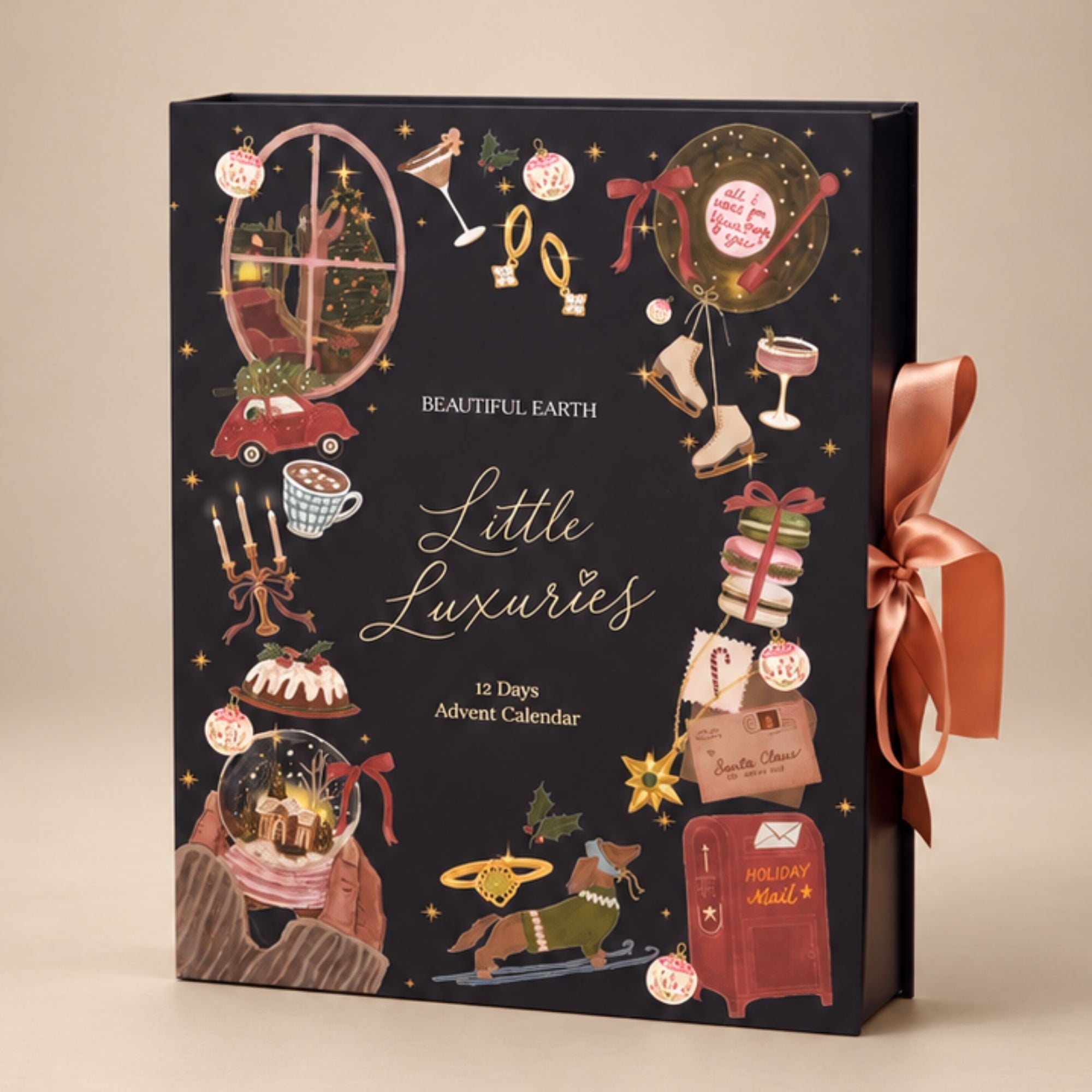 12 pcs Advent Calendar Packaging - Beautiful Earth Boutique