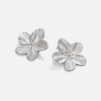 Silver Blossom Earrings