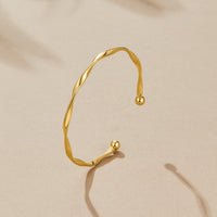 Twisted Imari Gold Bangle