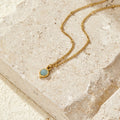 Aquamarine Gold Necklace - Beautiful Earth Boutique