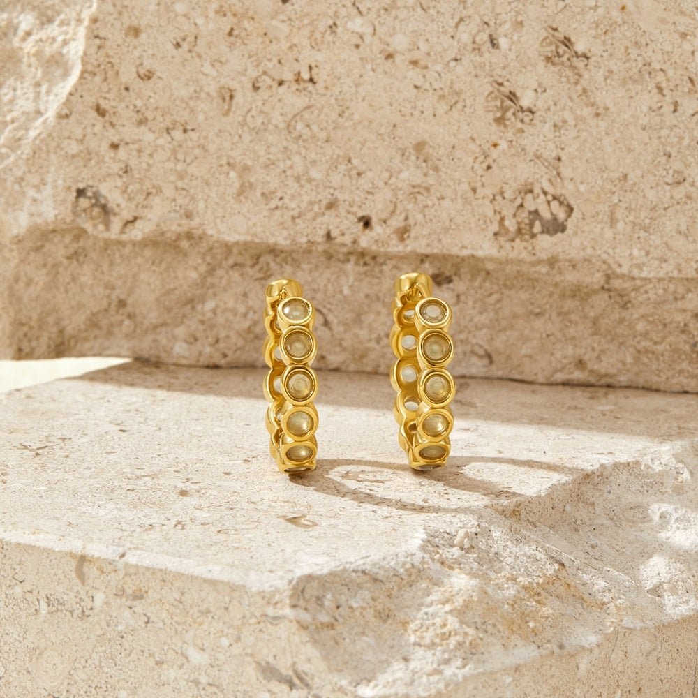 Beaded Arizona Hoop Earrings - Beautiful Earth Boutique