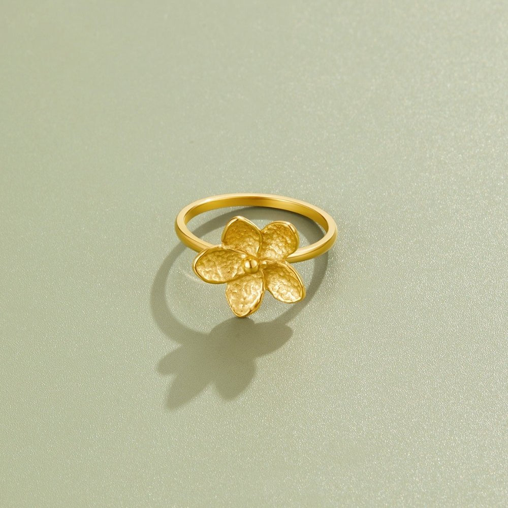 Blooming Gold Flower Ring - Beautiful Earth Boutique
