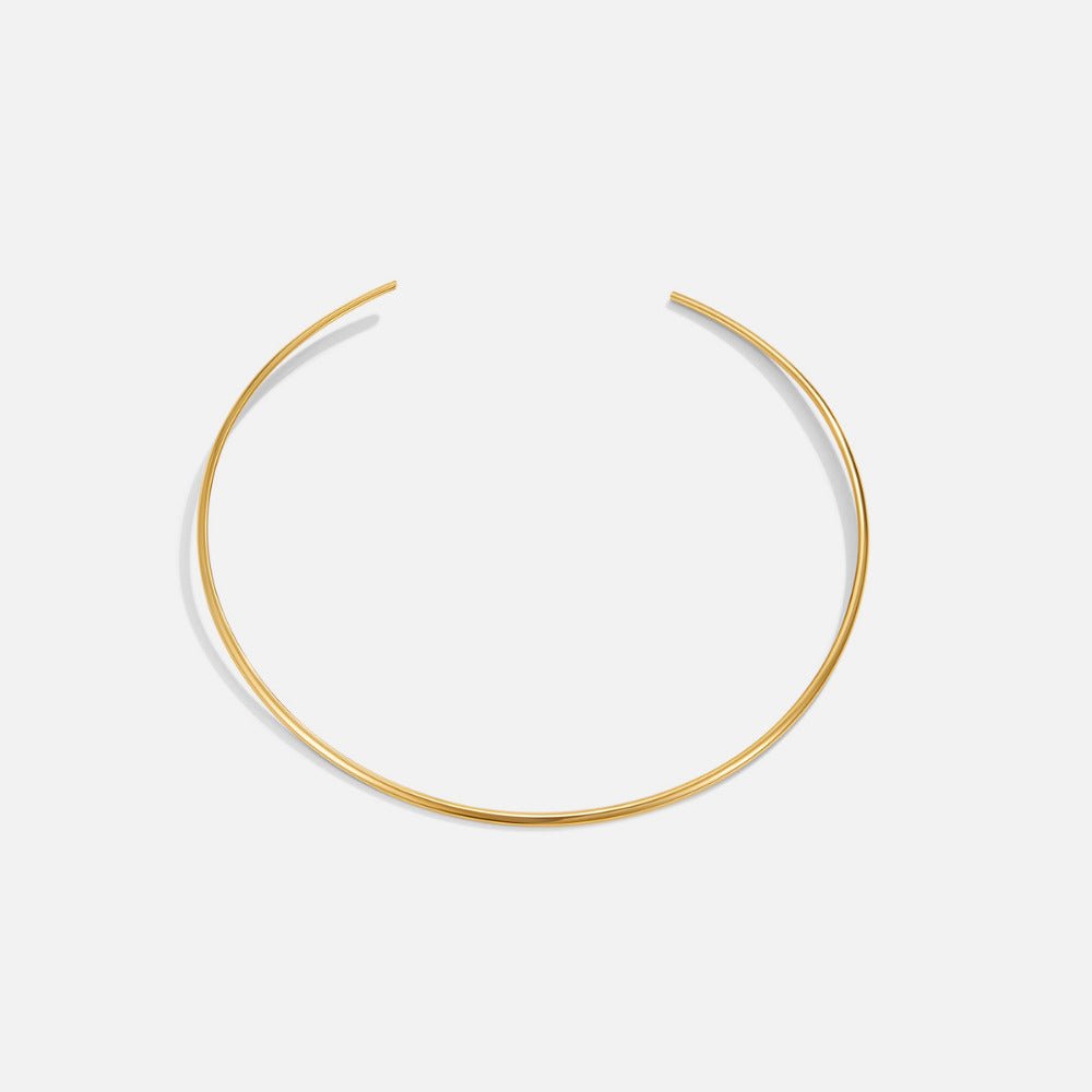 Dainty Gold Collar Necklace - Beautiful Earth Boutique