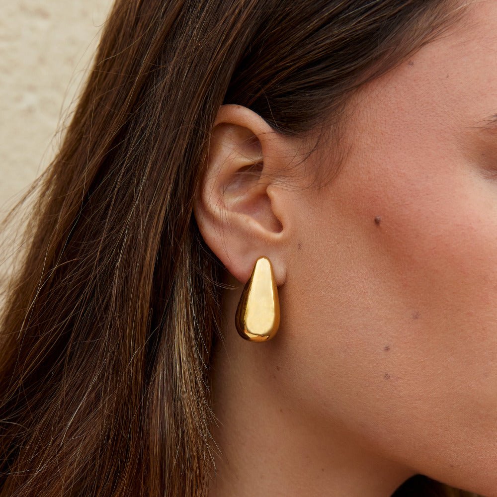 Dakota Gold Teardrop Earrings - Beautiful Earth Boutique