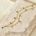 Elara Stone Droplet Necklace - Beautiful Earth Boutique