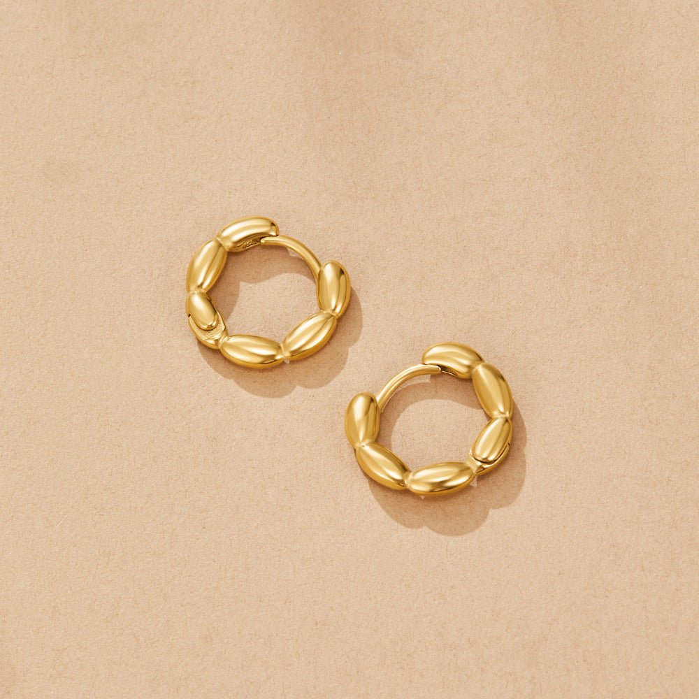 Evan Bead Hoop Earrings - Beautiful Earth Boutique