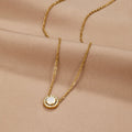 Gold Monet Crystal Necklace - Beautiful Earth Boutique