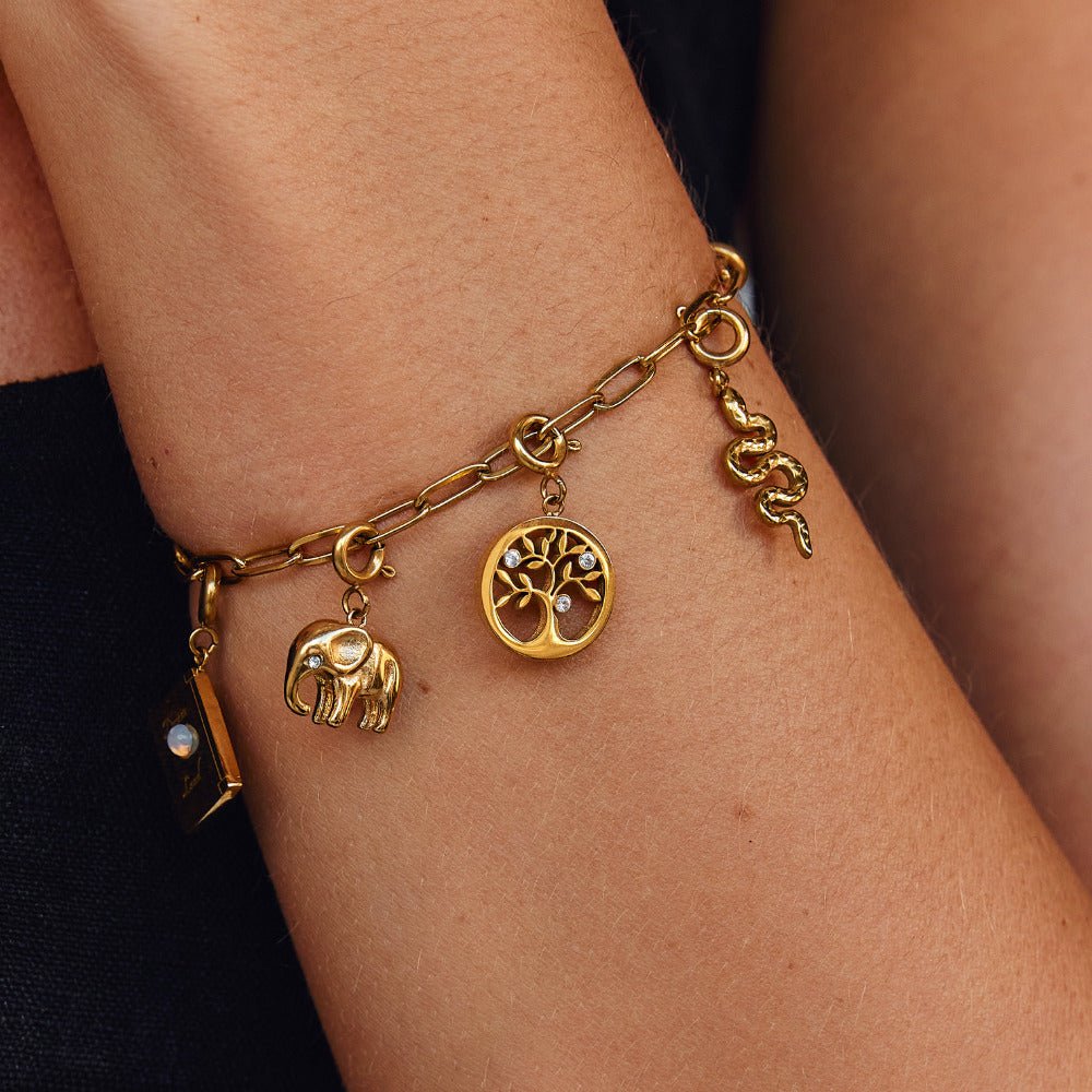 Golden Tree Of Life Charm - Beautiful Earth Boutique