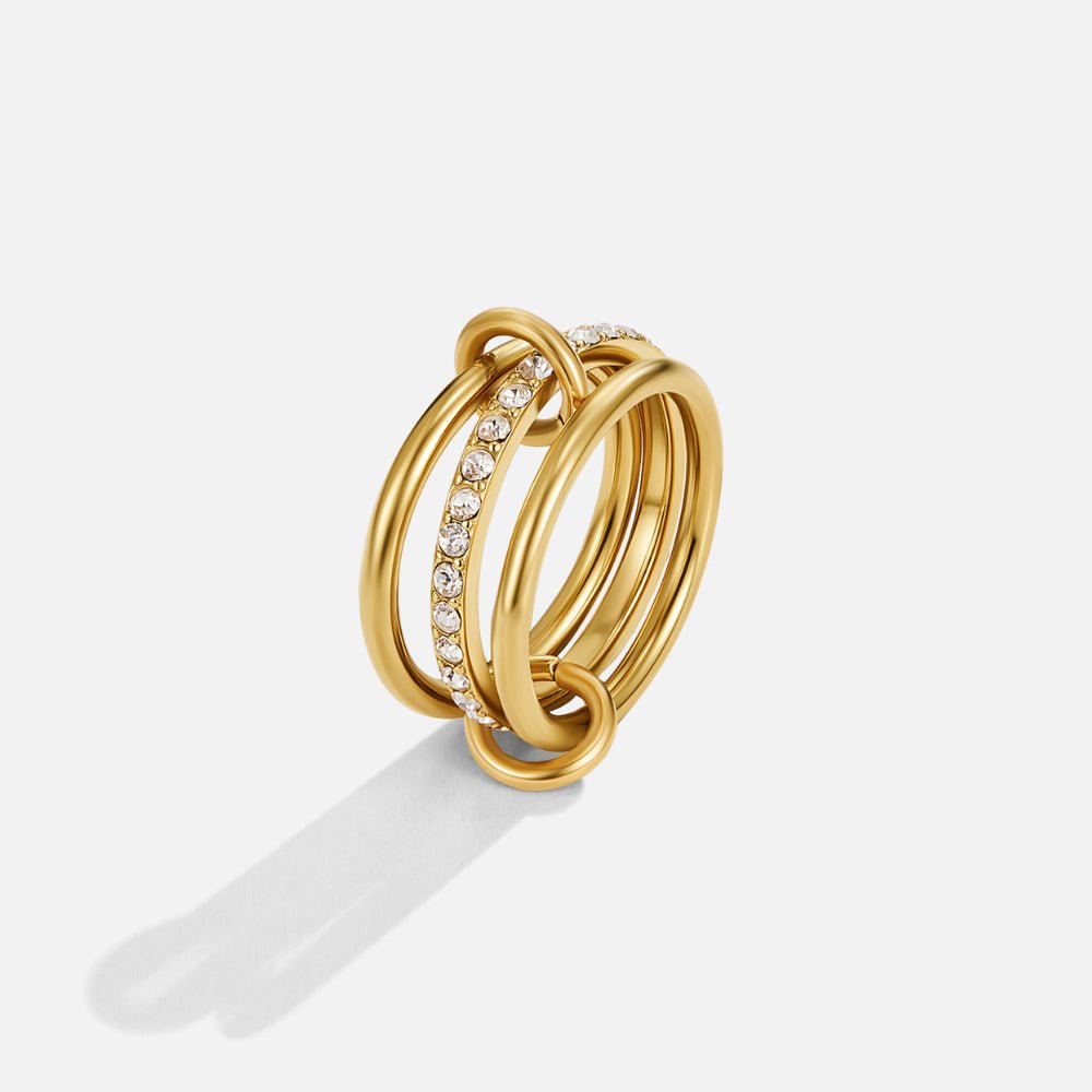 Layered Kaili Gold Ring - Beautiful Earth Boutique
