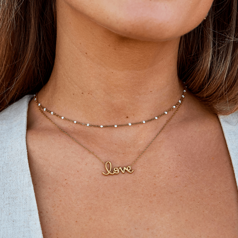 "Love" Pendant Necklace - Beautiful Earth Boutique