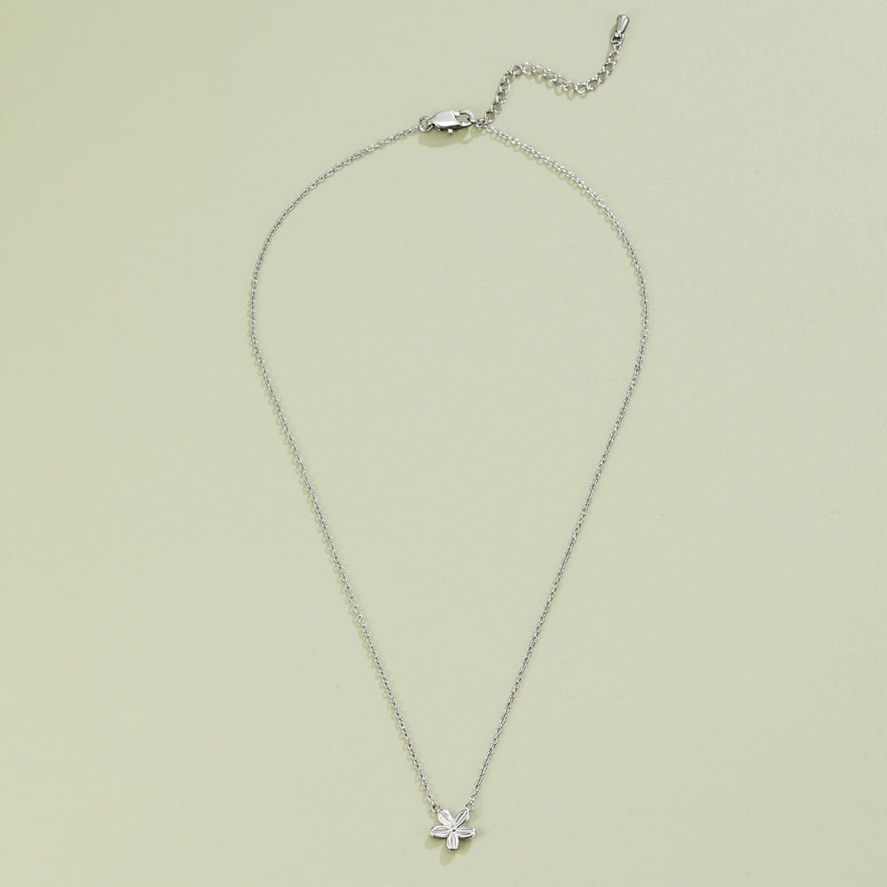 Silver Blossom Pendant Necklace - Beautiful Earth Boutique