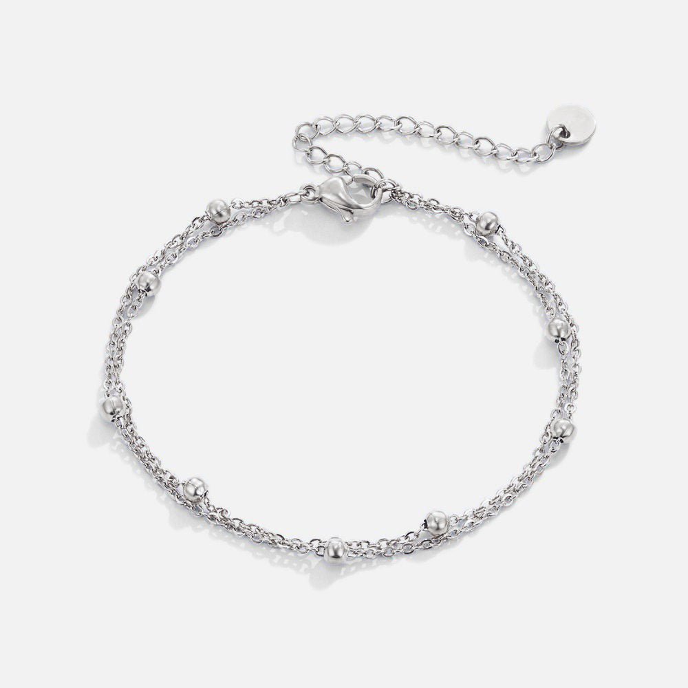 Silver Gaia Layered Bracelet - Beautiful Earth Boutique