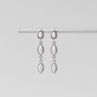 Silver Serena Pearl Drop Earrings - Beautiful Earth Boutique