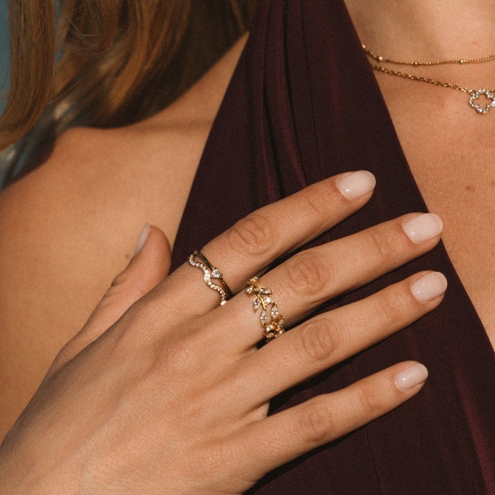 'Small Love' Crystal Heart Ring - Beautiful Earth Boutique