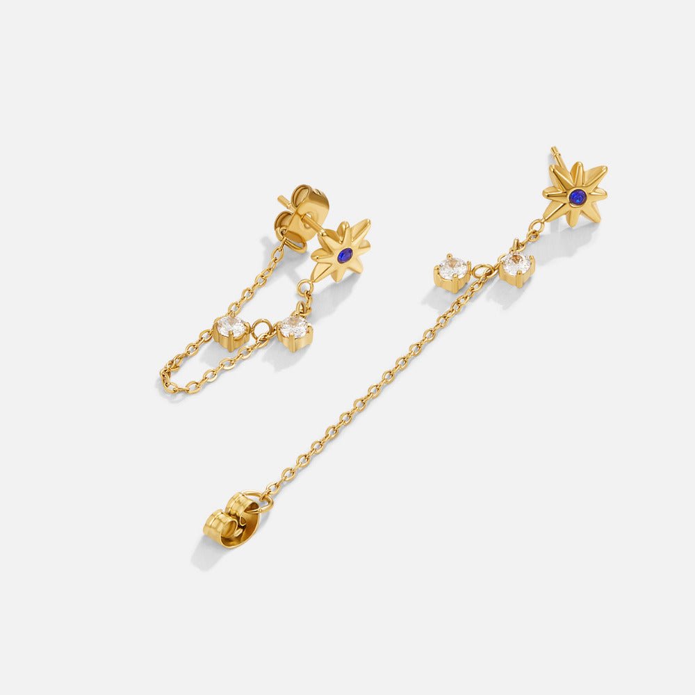 Starburst Crystal Drop Earrings - Beautiful Earth Boutique