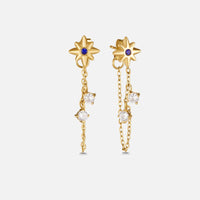 Starburst Crystal Drop Earrings - Beautiful Earth Boutique