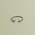 Twin Petal Silver Ring - Beautiful Earth Boutique