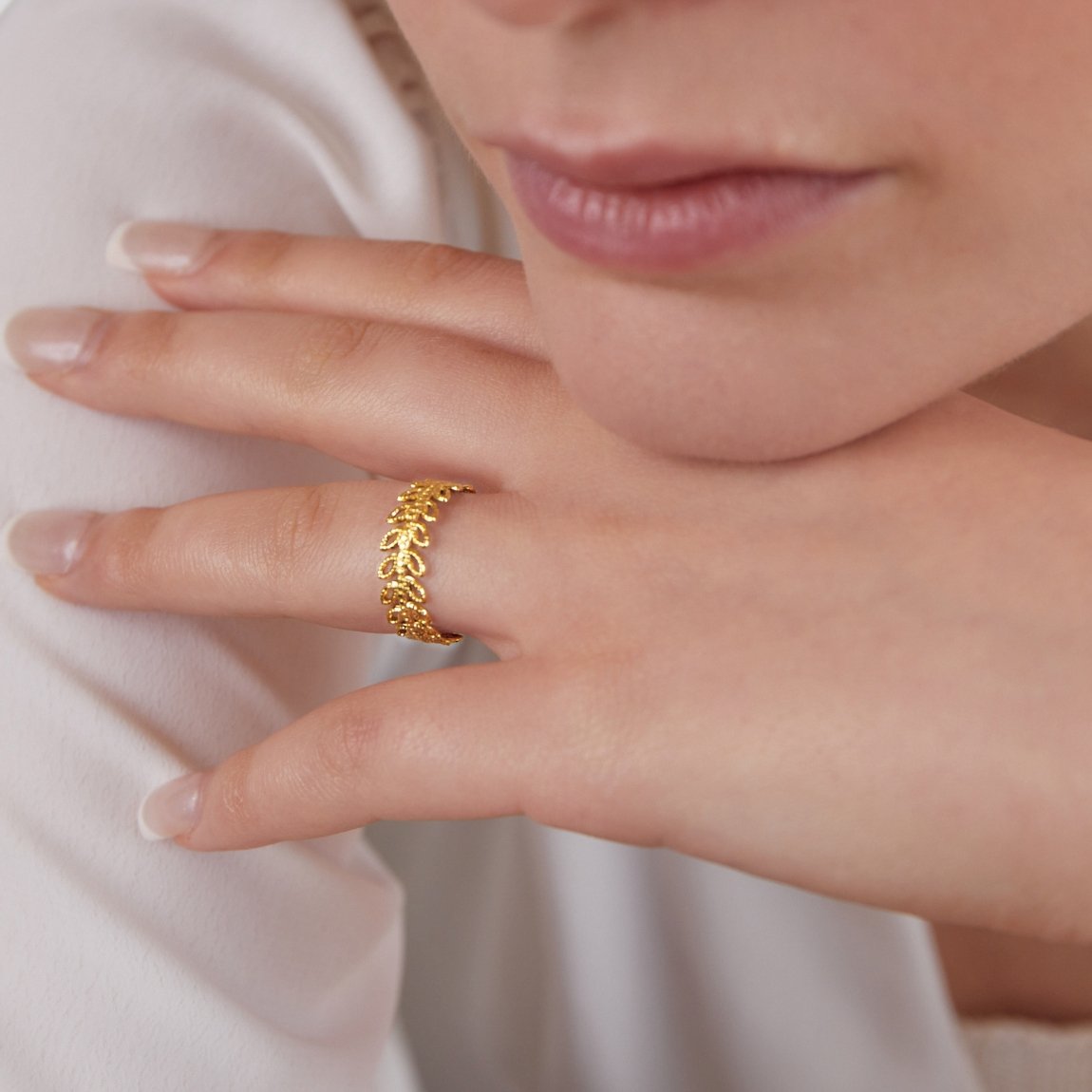 Summer Bloom Leaf Ring - Beautiful Earth Boutique
